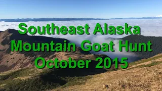 SE Alaska Mountain Goat Hunt Oct 2015