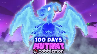 We Survived 100 DAYS with MUTANT POKEMON in Cobblemon [FULL MOVIE]