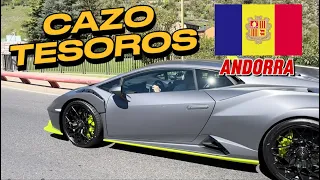 CAZO a LOGAN G con su MERCEDES, cazando Tesoros en ANDORRA en 5 minutos! 🚗🚀