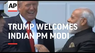 Trump Welcomes Indian PM Modi to White House