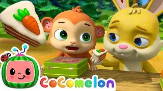 Yummy Lunch Cake Song! LOOP | Animal Time | CoComelon Nursery Rhymes & Kids Songs