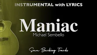 Maniac - Michael Sembello (Acoustic Karaoke) ©