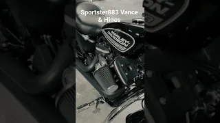 Sportster883R Vance&Hines #shortshots