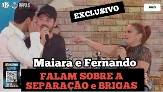 Exclusivo - MAIARA e FERNANDO REVELAM SEGREDO SOBRE SEPARAÇÃO e BRIGAS na LIVE ARRAIANA