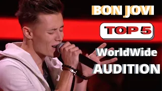 TOP 5 - Bon Jovi The Voice Best Audition worldwide