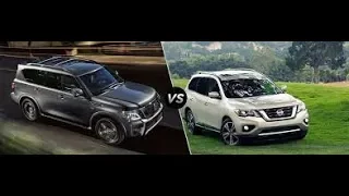 2017 Nissan Armada Platinum vs 2017 Pathfinder Platinum - 2 choices, 1 winner