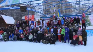 Русская пробежка Новосибирск 1 января 2014 (03.01.2014)