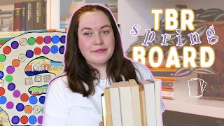SPRING TBR BOARD | the books I want to read this spring 🌱 🎲