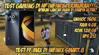 GAMING TEST FREE FIRE MAX DI INFINIX SMART 8 [BR]