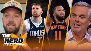 T-Wolves up 2-0 on the Nuggets, Luka slump, Will the Knicks sweep the Pacers? | NBA | THE HERD