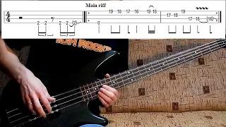 How to play 'For Whom The Bell Tolls' by Metallica | bass lesson + bass tab