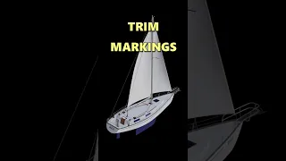 Sail Trim Markings #shorts #sailing