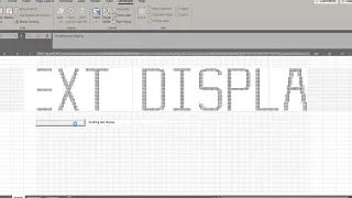 VBA Excel Scrolling Text Project