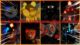 Piggy: All JUMPSCARES of the EXTRA section (Plus Variants)