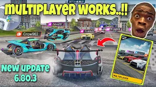 Multiplayer works😍||New update 6.80.3😱||Extreme car driving simulator||