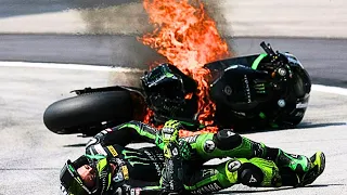 Motorcycle Racing Crash Compilation!! 2023 😨