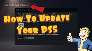 How To Update Your PS5 Software - PS5 Software Update