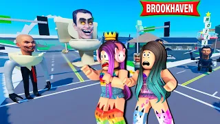 O SKIBID TOILET INVADIU O BROOKHAVEN -  Historinha Roblox