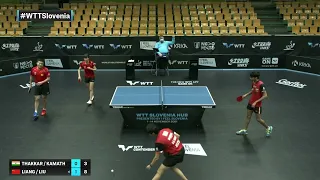 Thakkar/Kamath vs Liang/Liu | WTT Contender Laško 2021 | XD | SF