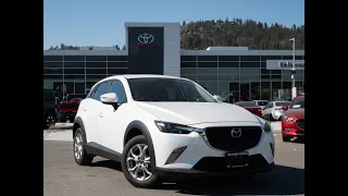 White 2018 Mazda CX-3 GS AWD Walkaround - Kelowna Toyota