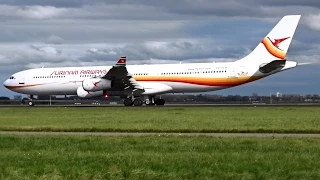 Surinam Airways - Airbus A340-300 - Takeoff at AMS