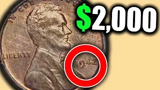 YOU COULD HAVE A RARE PENNY HIDING IN YOUR POCKET!! 1942 WHEAT PENNIES WORTH MONEY