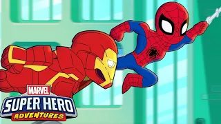 Top 5 des meilleures acrobaties de Spider-Man | Compilation "Marvel Super Hero Adventures"