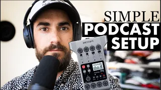 Best Simple Podcast Gear Setup | zoom PodTrak P4