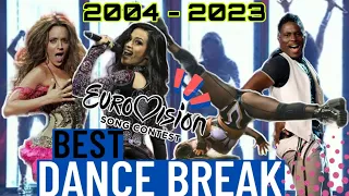 Evolution of DANCE BREAK in Eurovision (2004 - 2023) | Best Eurovision Dance BREAK