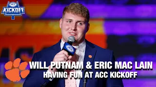 Clemon's Will Putnam & Eric Mac Lain Having Fun at ACC Kickoff | 2023 ACC Kickoff