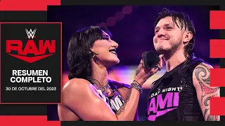 🎃 WWE RAW 30 Octubre 2023 - Resumen Completo en Español