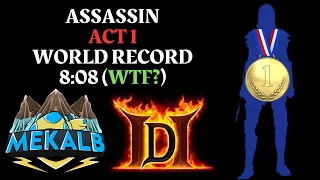 [8:08] Assassin Act 1 Speedrun World Record - THIS CATEGORY IS DONE