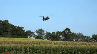 Electric Hirobo CH-47 Chinook with additonal stabilization