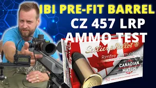 CZ 457 LRP - Sellier & Bellot Canadian Match Ammo test - IBI Barrel