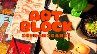 ☕️ SKETCHBOOK SESSION #15 || 🐈🌱👁✨ TRYING TO LIKE ART AGAIN (goals, art block, & rambling) @vograce