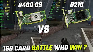 Geforce 8400 vs Geforce 210 Game Test Benchmark 2024! ⚡️ Gaming Battle Between Geforce 8400 &  G210