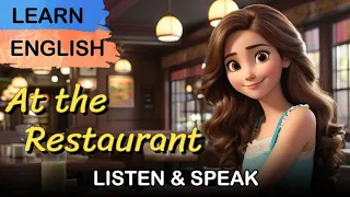 Ordering Food at a Restaurant  | Improve Your English | English Listening Skills - Speaking Skills