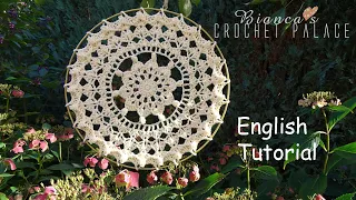 ENGLISH TUTORIAL Crochet Mandala of 30cm in A ring - Bianca's Crochet Palace