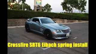 Crossfire SRT6 Eibach spring install with no spring compressor method.