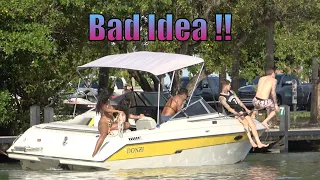 Don't Do This At The Ramp | Miami Boat Ramps | Broncos Guru | Wavy Boats