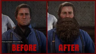 Getting a Max Length Beard For Arthur (Under 5 Minutes - No Mods)
