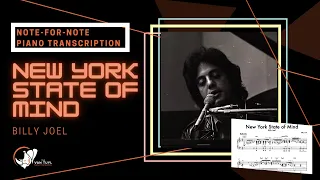 New York State of Mind Piano by Billy Joel: Transcription from The Van Tuyl Music Foundation