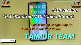 How to Install Google Play Store on ALL Huawei (MED-LX9N) Google Play Store Install Huawei Y6P Y8P