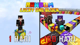 100 Hari Di Minecraft Random Lucky One Block (Part 1)