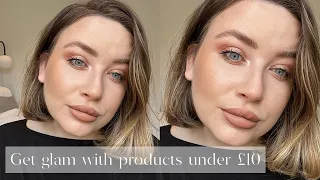 A FULL LOOK WITH PRODUCTS £10 AND UNDER!  | an affordable soft glam makeup look | maxine lee Harris
