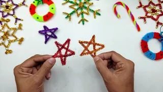 Pipe Cleaner Crafts | Chenille Wire Star Making Very Easy