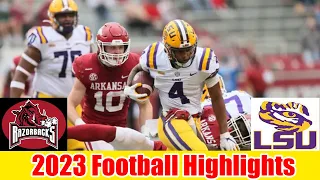 Arkansas vs LSU  GAME HIGHLIGHTS | 2023 College Football FULL GAME Highlights