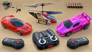 Best RC Helicopter and Two remoteControl Cars | unboxing & testing 😍. #helicopter #supercars #rc