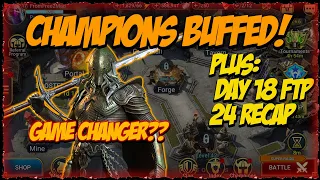 GAME CHANGERS?? | Void Legos get BUFFED | PLUS: Day 18 FTP 24 Recap |  RAID: Shadow Legends