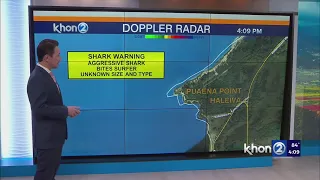 Surfer apparently bitten by shark on Oahuʻs north shore